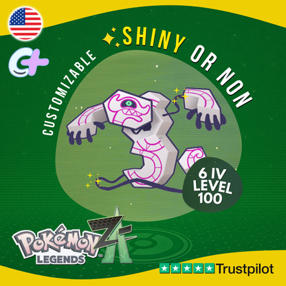 Runerigus Shiny or Non ✨6 IV Pokémon Legends Z-A Competitive Customizable ZA Z A