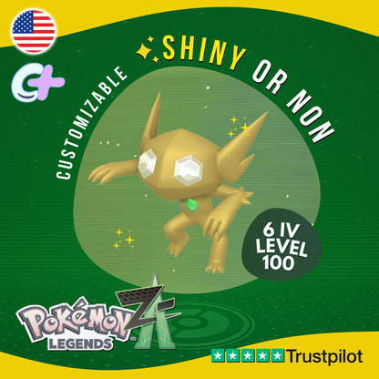 Sableye Shiny or Non ✨6 IV Pokémon Legends Z-A Competitive Customizable ZA Z A