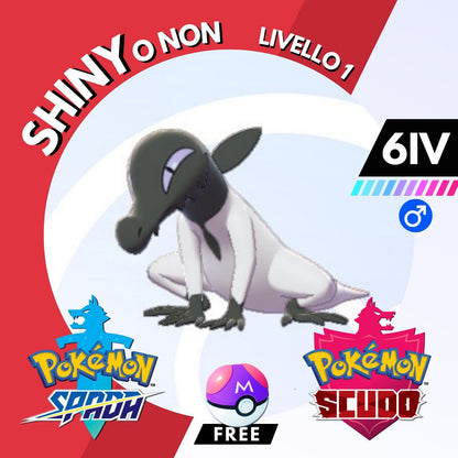 Salandit Shiny o Non 6 IV e Master Ball Legit Pokemon Spada Scudo Sword Shield