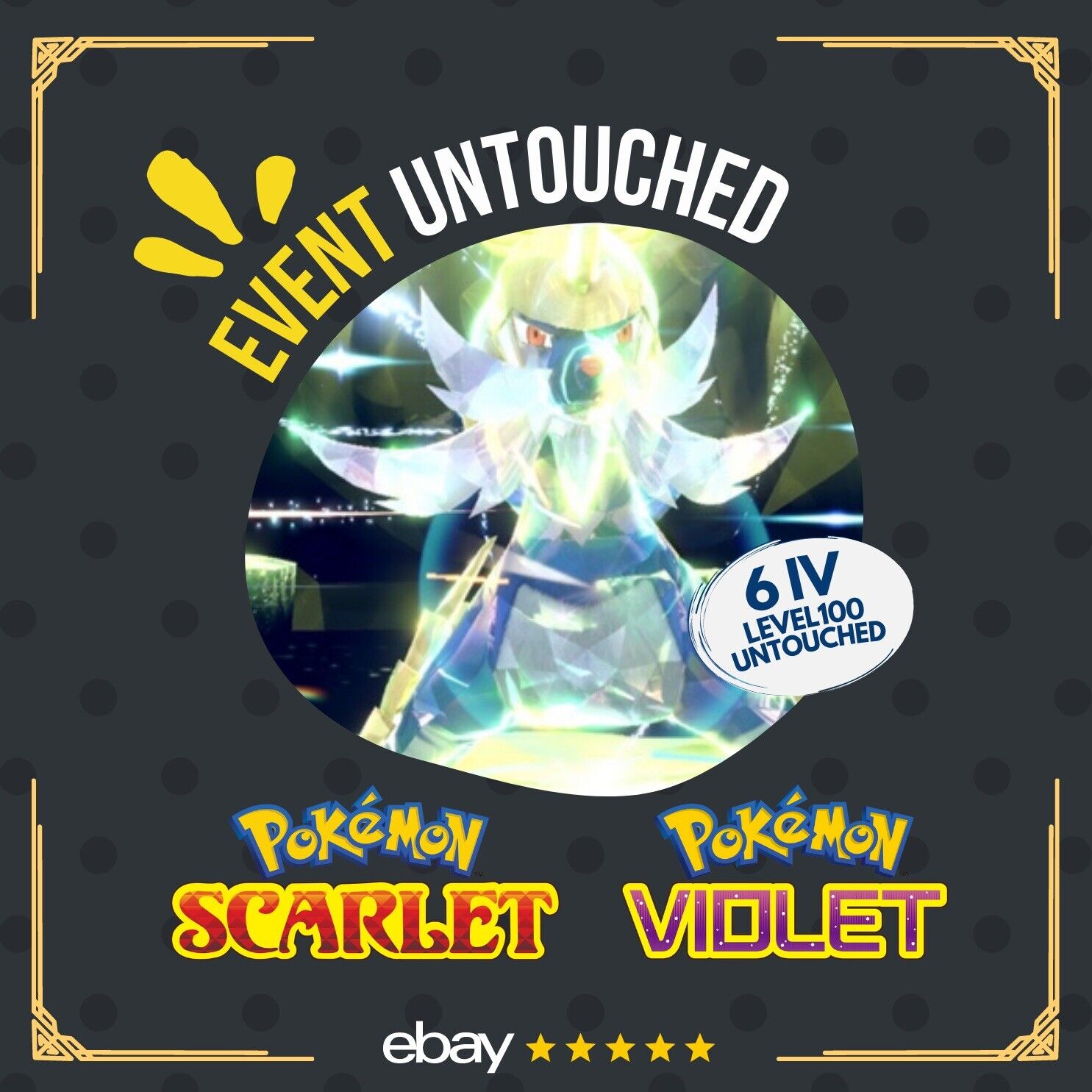 Samurott Unrivaled Tera Raid Bug Event Untouched Legit Pokémon Scarlet Violet Non shiny Lv. 100 by Shiny Living Dex | Shiny Living Dex
