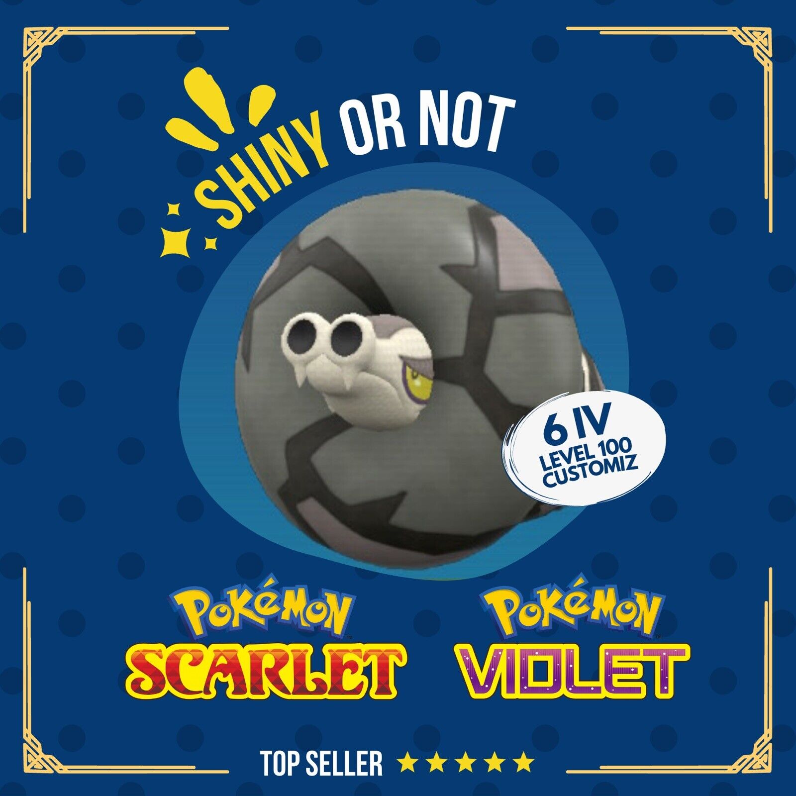 Sandaconda Shiny or Non ✨ 6 IV Competitive Customizable Pokémon Scarlet Violet by Shiny Living Dex | Shiny Living Dex