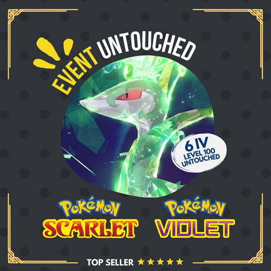 Serperior Unrivaled Tera Raid Event Mightiest Grass 6 IV Pokémon Scarlet Violet