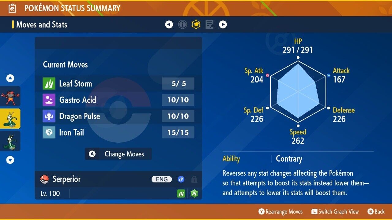 Serperior Unrivaled Tera Raid Event Mightiest Grass 6 IV Pokémon Scarlet Violet