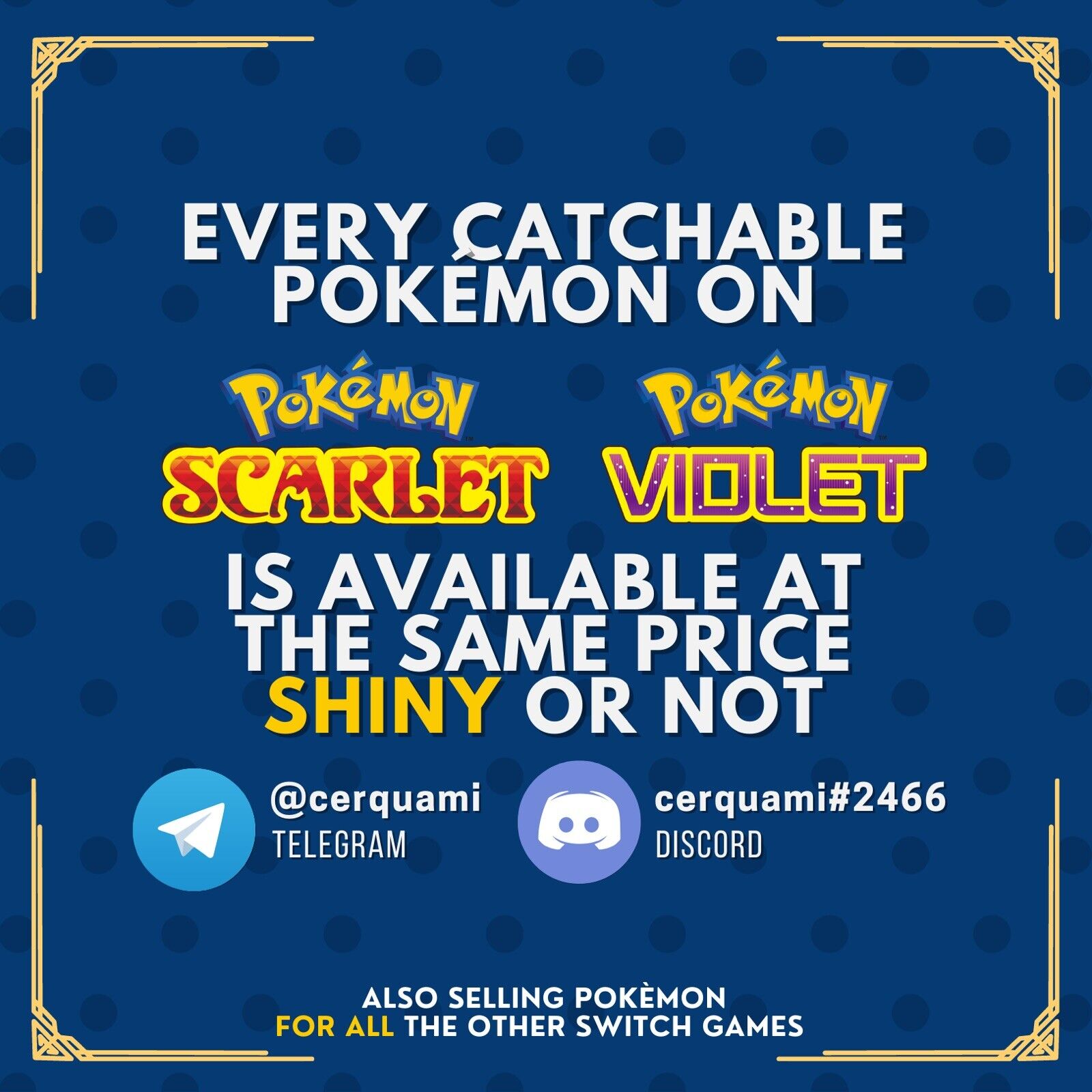 Shiny Egg Any✨ 6 IV Customizable Nature Level OT Pokémon Scarlet Violet Eggs by Shiny Living Dex | Shiny Living Dex