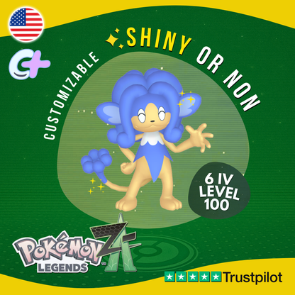 Simipour Shiny or Non ✨6 IV Pokémon Legends Z-A Competitive Customizable ZA Z A