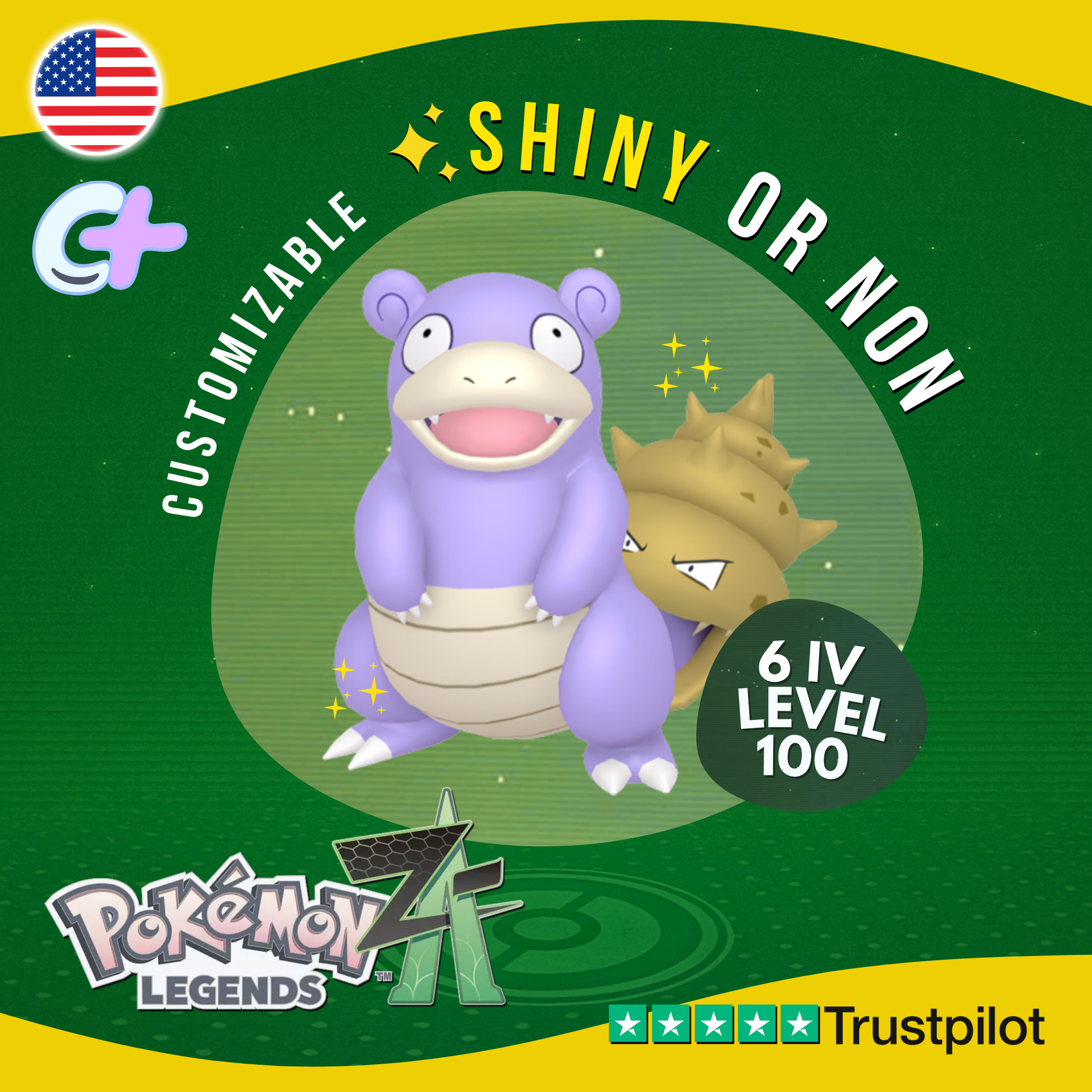shiny slowbro pokemon card Slowbro Shiny or Non ✨6 IV Pokémon Legends Z-A Competitive Customizabl – Shiny Living Dex