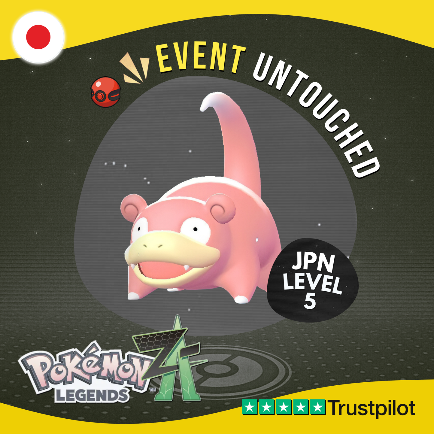 Slowpoke Event 2025 PokéCenter 251024 Kagawa Legit Pokémon Legends Z-A ZA Z A