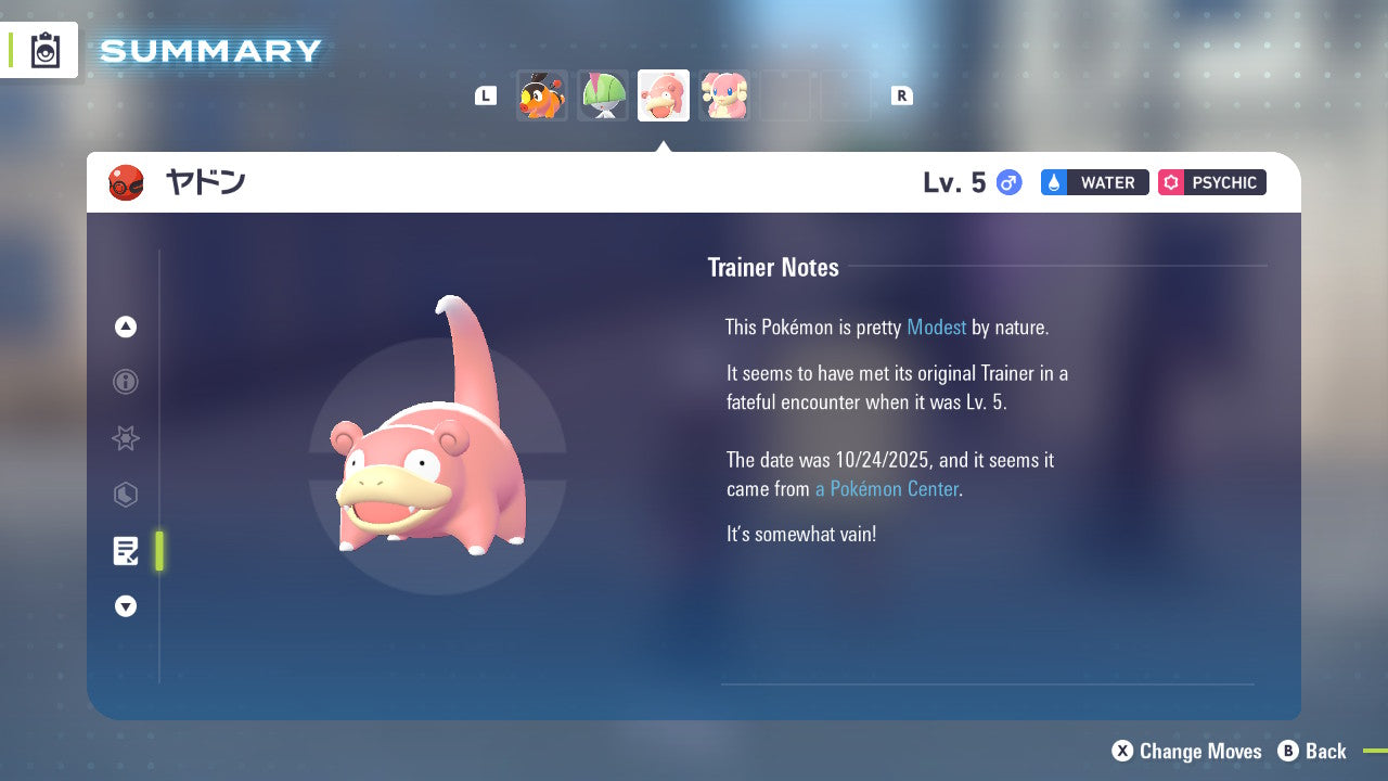 Slowpoke Event 2025 PokéCenter 251024 Kagawa Legit Pokémon Legends Z-A ZA Z A