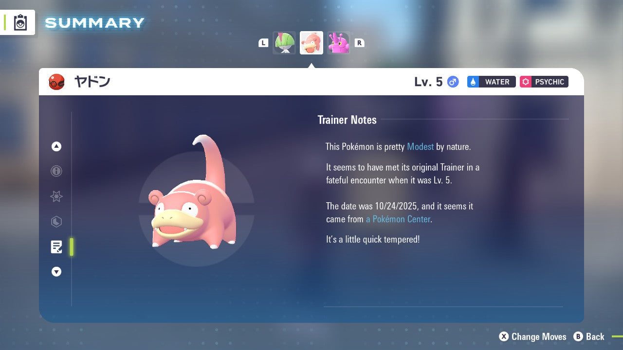 Slowpoke Event 2025 PokéCenter 251024 Kagawa Legit Pokémon Legends Z-A ZA Z A