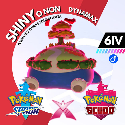 Snorlax Gigantamax Dynamax Shiny o Non 6 IV Pokemon Spada Scudo Sword Shield