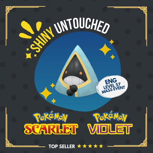 Snorunt Shiny Mass Outbreak August 25 Event Untouched IV Pokémon Scarlet Violet
