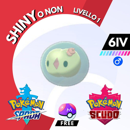 Solosis Shiny o Non 6 IV e Master Ball Legit Pokemon Spada Scudo Sword Shield