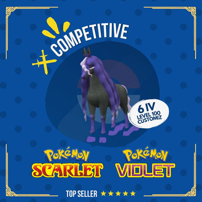 Spectrier Non Shiny ✨ 6 IV Competitive Customizable Pokémon Scarlet Violet by Shiny Living Dex | Shiny Living Dex