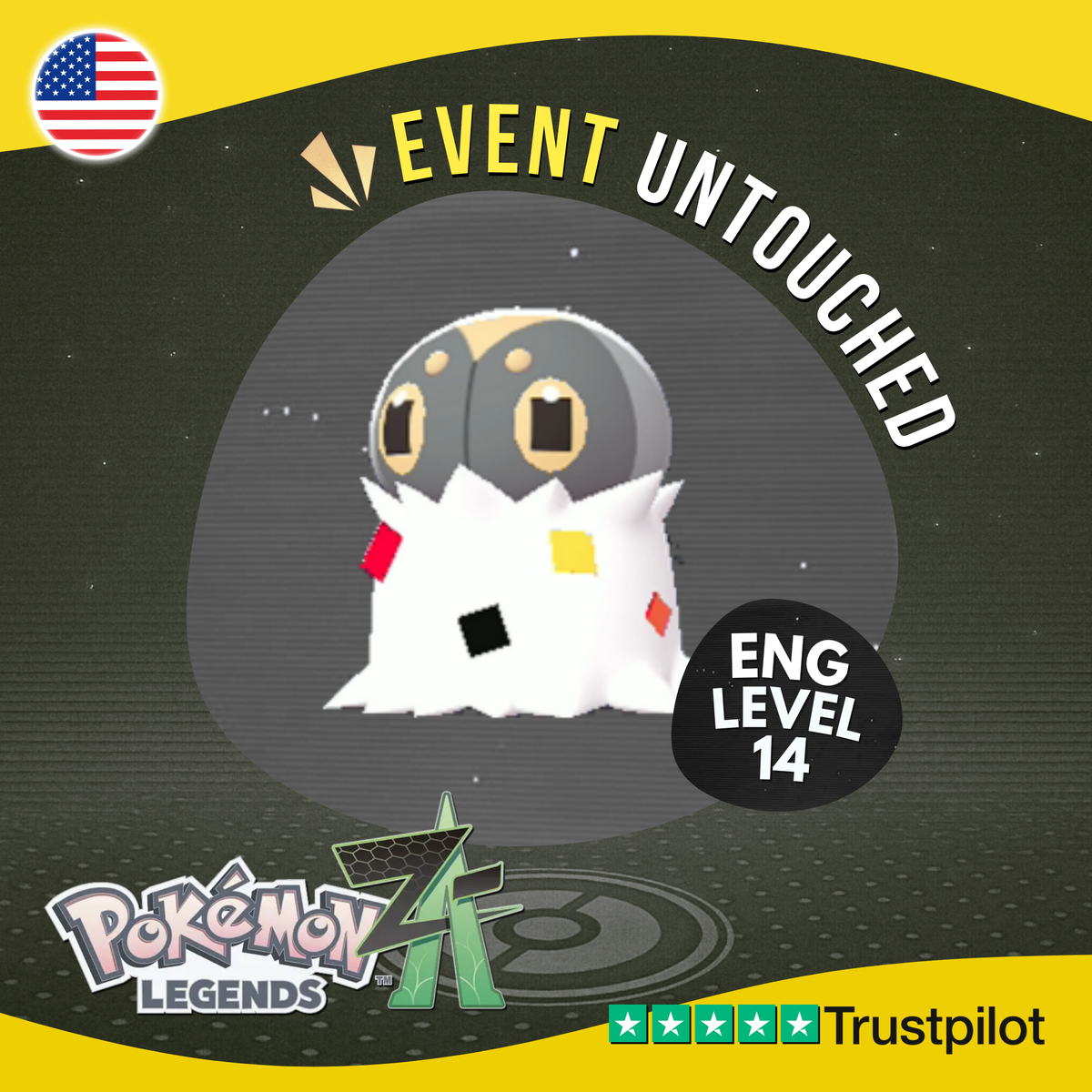 Spewpa Event October 2026 Untouched IVs Mystery Legit Pokémon Legends Z-A ZA Z A