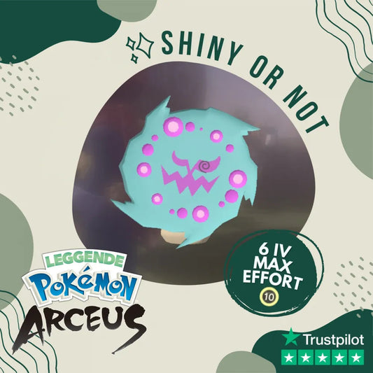 Spiritomb Shiny ✨ Legends Pokémon Arceus 6 Iv Max Effort Custom Ot Level Gender