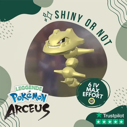 Steelix Shiny ✨ Legends Pokémon Arceus 6 Iv Max Effort Custom Ot Level Gender