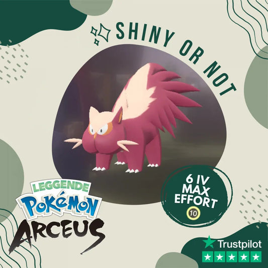 Stunky Shiny ✨ Legends Pokémon Arceus 6 Iv Max Effort Custom Ot Level Gender