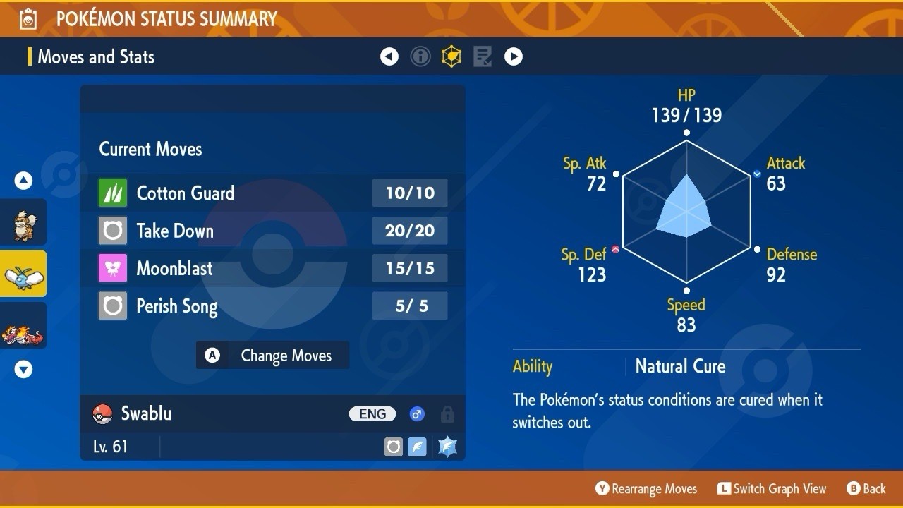 Swablu Shiny Event Mass Outbreaks 2025 Gold Untouched IV Pokémon Scarlet Violet