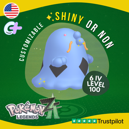 Swalot Shiny or Non ✨6 IV Pokémon Legends Z-A Competitive Customizable ZA Z A