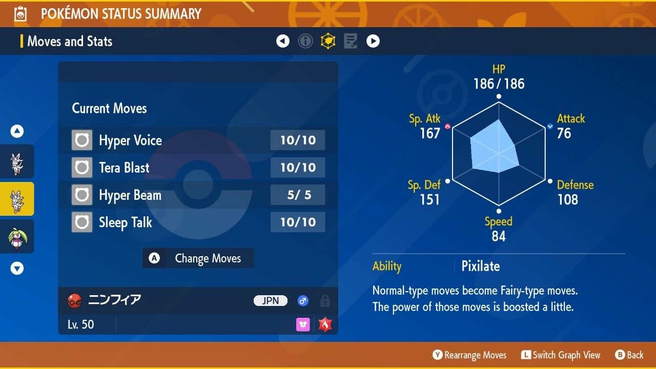 Sylveon Event Tomoya 240816 World Champions Untouched IV Pokémon Scarlet Violet