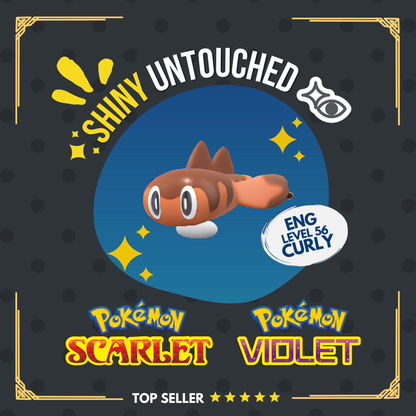 Tatsugiri Curly Shiny Event Crafty Mark Untouched IV Pokémon Scarlet Violet