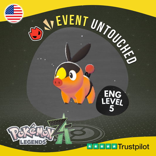 Tepig Alpha Event HOME April 2026 Untouched IV Pokémon Legends Z-A ZA Z A