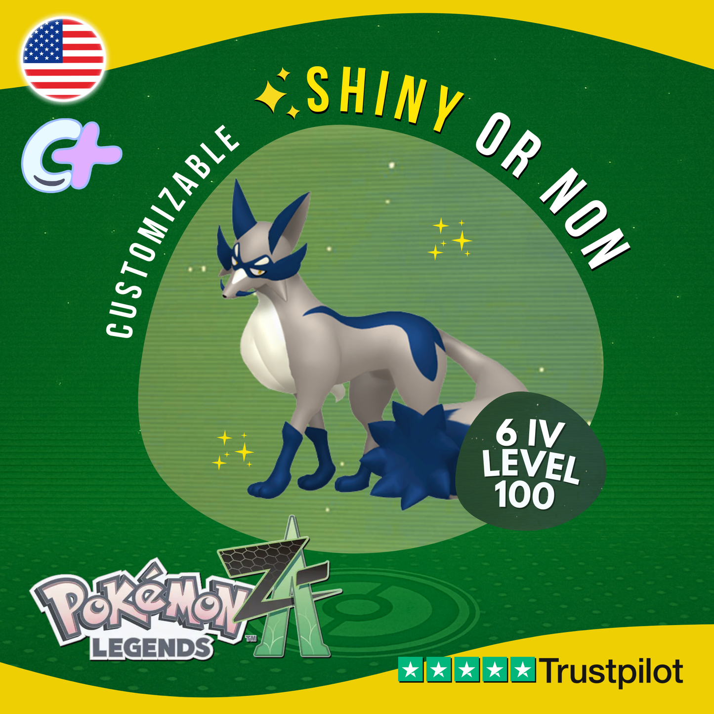 Thievul Shiny or Non ✨6 IV Pokémon Legends Z-A Competitive Customizable ZA Z A