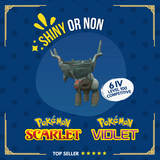 Ting-Lu Shiny or Non Shiny Battle Ready Competitive 6 IV Customizable Pokémon Scarlet Violet