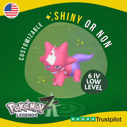 Toxel Shiny or Non ✨ 6 IV Pokémon Legends Z-A Competitive Customizable ZA Z A