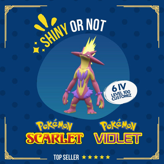 Toxtricity Amped Shiny or Non ✨ 6 IV Competitive Custom Pokémon Scarlet Violet by Shiny Living Dex | Shiny Living Dex