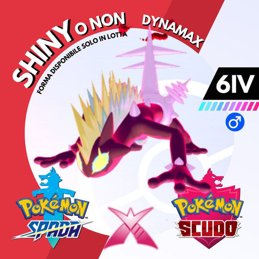 Toxtricity Gigantamax Dynamax Shiny o Non 6 IV Pokemon Spada Scudo Sword Shield