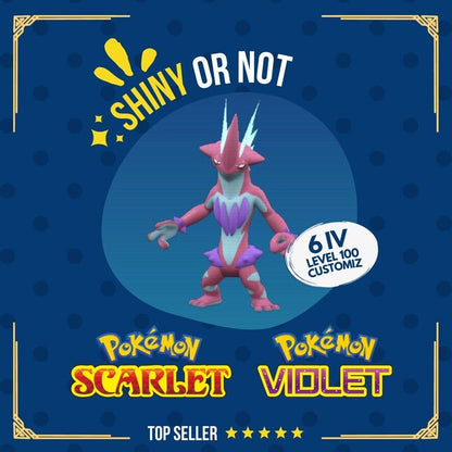 Toxtricity Lowkey Shiny or Non ✨ 6 IV Competitive Custom Pokémon Scarlet Violet by Shiny Living Dex | Shiny Living Dex