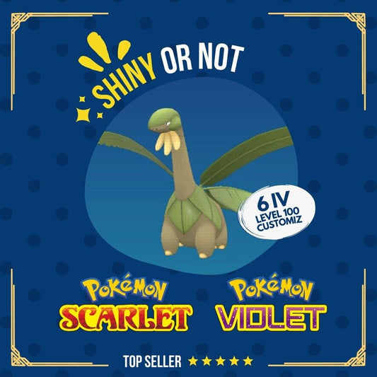 Tropius Shiny or Non ✨ 6 IV Competitive Customizable Pokémon Scarlet Violet by Shiny Living Dex | Shiny Living Dex