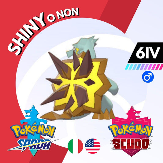 Turtonator Shiny o Non 6 IV Competitivo Legit Pokemon Spada Scudo Sword Shield