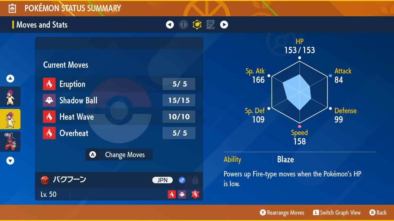 Typhlosion Hisui Yuma Kinugawa Event 2026 Untouched IV Pokémon Scarlet Violet