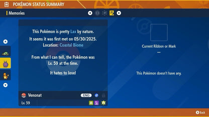 Venonat Shiny Event Mass Outbreaks 2025 May Untouched IV Pokémon Scarlet Violet