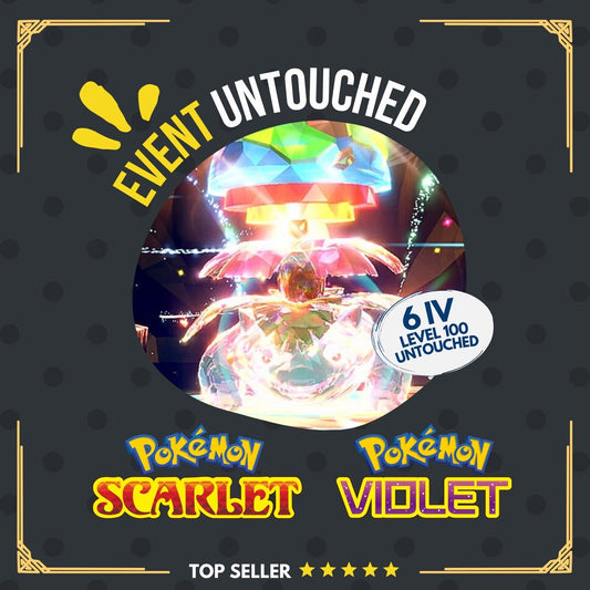 Venusaur Unrivaled Tera Raid Event Mightiest Untouched IV Pokémon Scarlet Violet Non shiny Lv. 100 by Shiny Living Dex | Shiny Living Dex