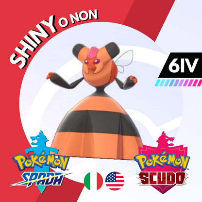 Vespiquen Shiny o Non 6 IV Competitivo Legit Pokemon Spada Scudo Sword Shield