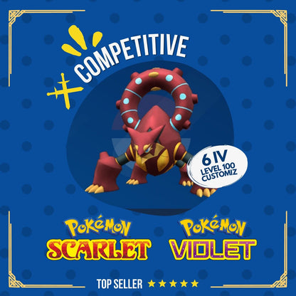 Volcanion Non Shiny ✨ 6 IV Competitive Customizable Pokémon Scarlet Violet by Shiny Living Dex | Shiny Living Dex