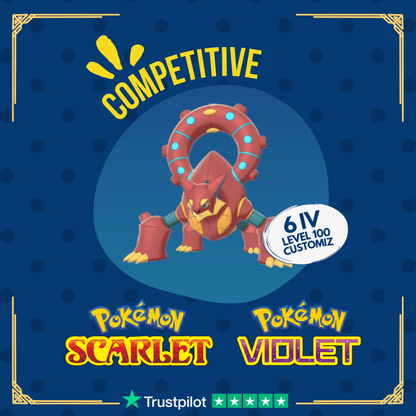 Volcanion Non Shiny ✨ 6 IV Competitive Customizable Pokémon Scarlet Violet