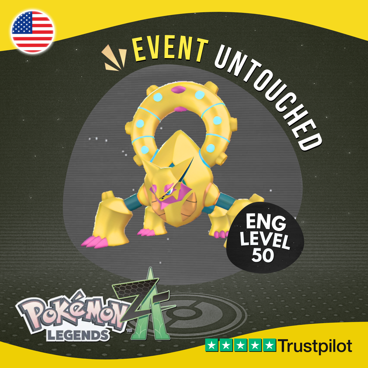 Volcanion Shiny Event 2026 Untouched IV 260427 HOME Legit Pokémon Legends ZA Z A