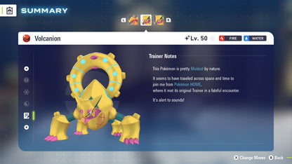 Volcanion Shiny Event 2026 Untouched IV 260427 HOME Legit Pokémon Legends ZA Z A