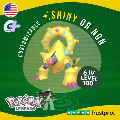 Volcanion Shiny or Non 6 IV Pokémon Legends Z-A Competitive Customizable ZA Z A