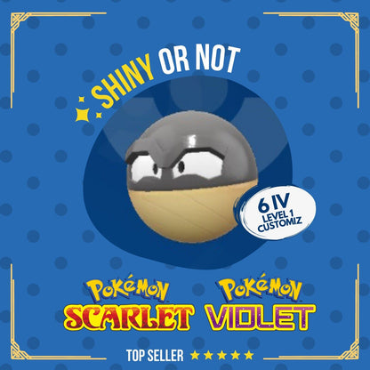 Voltorb Hisui Shiny or Non ✨ 6 IV Customizable Nature Pokémon Scarlet Violet by Shiny Living Dex | Shiny Living Dex