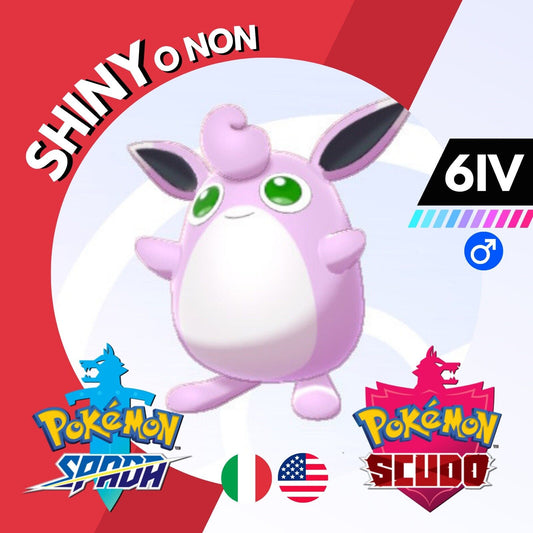 Wigglytuff Shiny o Non 6 IV Competitivo Legit Pokemon Spada Scudo Sword Shield