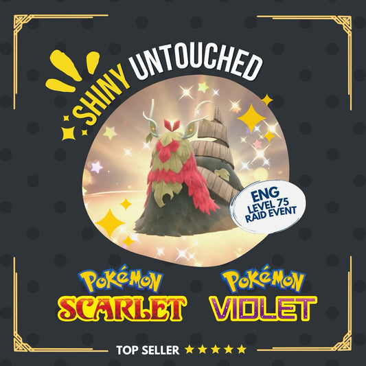Wo-Chien Shiny Event Raid August 2025 Event Untouched IV Pokémon Scarlet Violet