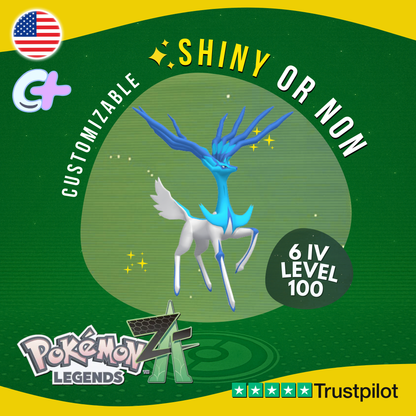 Xerneas ✨ Shiny or Non Shiny 6 IV Pokémon Legends Z-A Custom Competitive ZA Z A