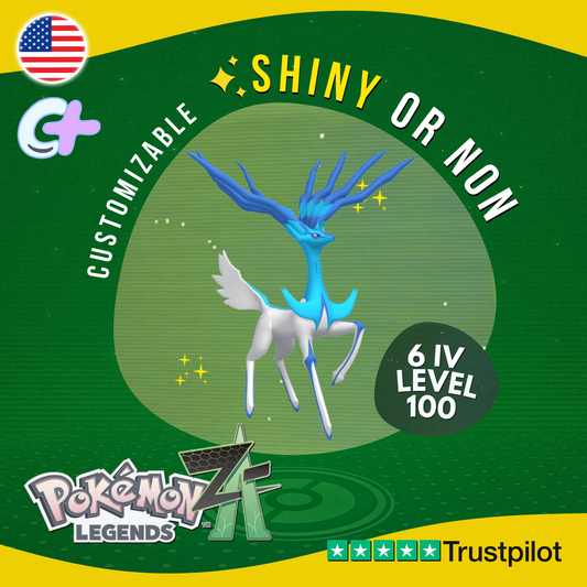 Xerneas ✨ Shiny or Non Shiny 6 IV Pokémon Legends Z-A Custom Competitive ZA Z A