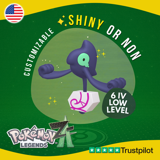 Yamask Galar Galarian Shiny or Non ✨ 6IV Pokémon Legends Z-A Customizable ZA Z A