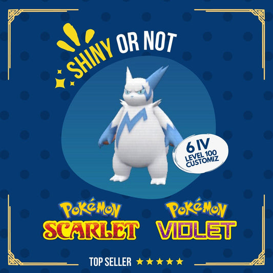 Zangoose Shiny or Non ✨ 6 IV Competitive Customizable Pokémon Scarlet Violet by Shiny Living Dex | Shiny Living Dex
